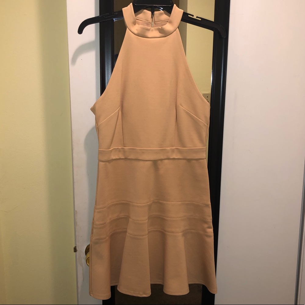 FINDERS peach halter dress
